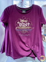 disney cruise- disney wish merchandise-inaugural sailings- womens tied shirt