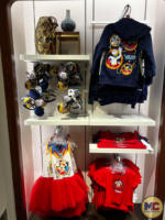 disney cruise- disney wish merchandise-kids apparel display
