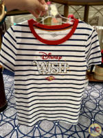 disney cruise- disney wish merchandise-striped kids shirt