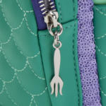 loungefly-princess sequins collection-litte mermaid-mini backpack-dinglehopper fork zipper pull