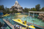 Disneyland Finding Nemo Submarine Voyage refurbishment lagoon subs Monorail platform view DSC_9294-4K