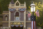 Disneyland Main Street USA Fire station patriotic flags America banners DSC_1829-4K