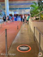 Disneyland Tomorrowland Buzz Lightyear Meet and Greet walkway-micechat