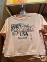 downtown disney-world of disney-disneyland man street USA womens shirt
