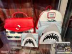 universal studios hollywood-jaws-loungelfy mini backpack crossbody bag and wallet