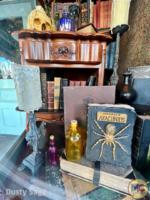 Disneyland Starbucks Halloween Windows