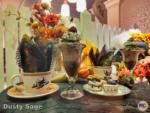 Disneyland halloween window main street gibson girl table-micechat