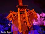 Knotts Scary Farm pumpkin scarecrow