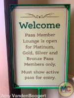 busch gardens passholder lounge sign