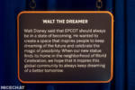 D23 Expo 2022 Disney Parks Wonderful World of Dreams Epcot Walt Disney Statue Dreamers Point Walt the Dreamer DSC_8508-X5