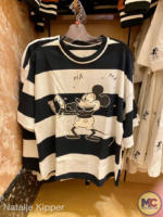 Disney california adventure-elias and co-mickey and minnie vintage-striped shirt