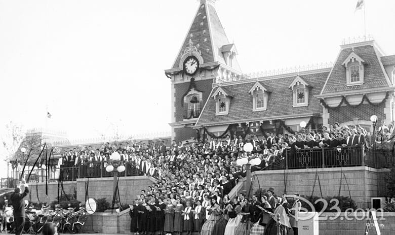 Disneyland Candlelight processional 1956