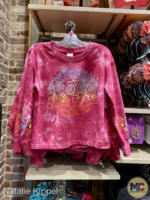 Disneyland-downtown disney-world of disney-coco-sugar skull tie dye crewneck sweatshirt