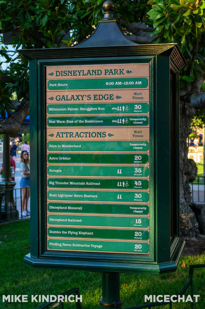 , Disneyland Update: Fall-ing, Scale-ing, Plans Derailing