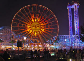 Sun Wheel at Paradise Pier