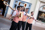 Disneyland Halloween Time Dapper Dans sing perform Main Street USA DSC_1999-X5
