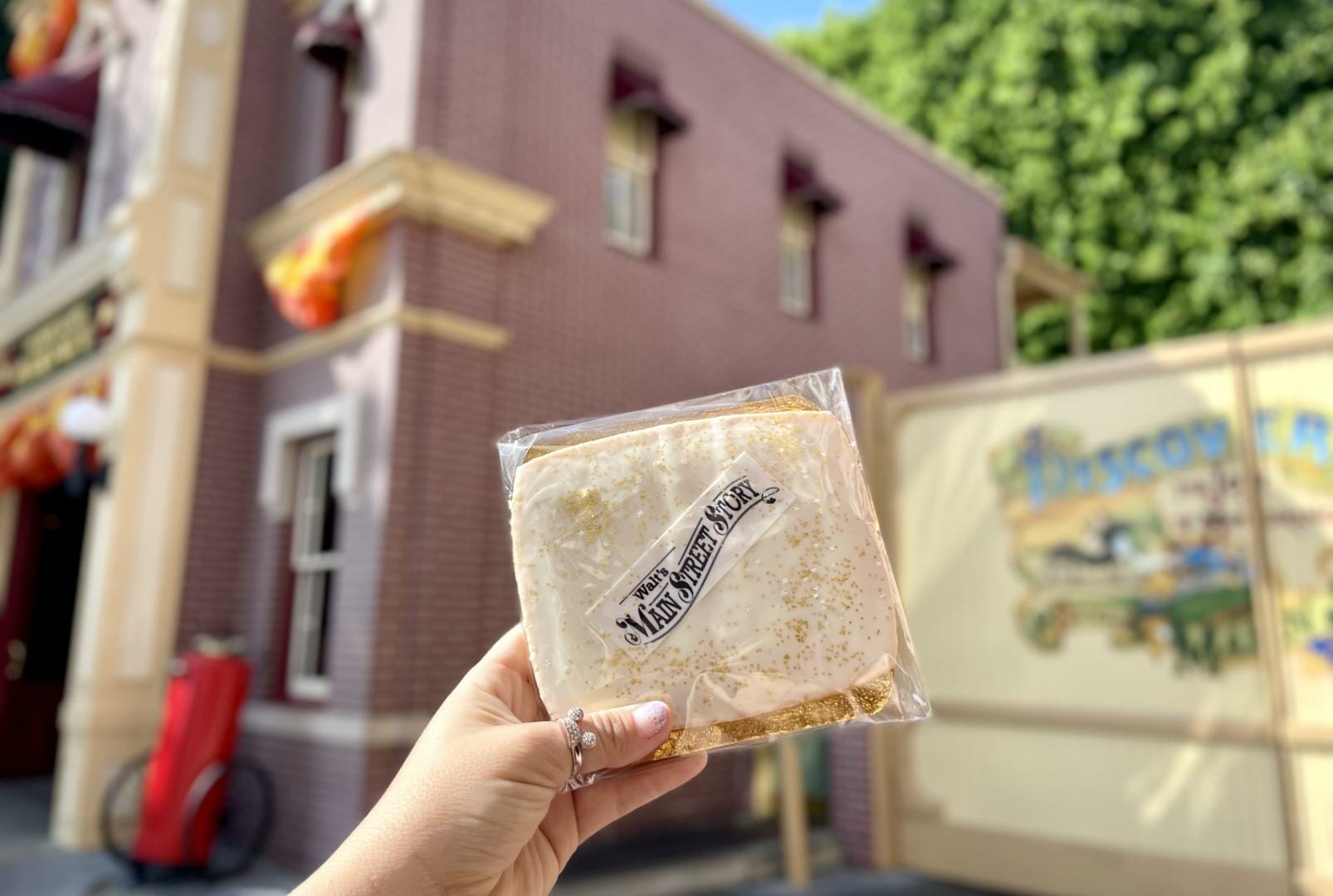 Walt's Main Street story Tour Exclusive lemon cookie