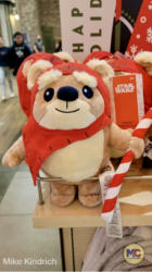 Disneyland-disney christmas holiday merchandise 2022-micechat-star wars holiday wicket plush with candy cane