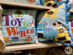 Disneyland-disney parks christmas holiday merchandise 2022-pixar-toy to the world decorative pillow