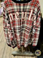 disneyland holiday 2022 mercandise-buffalo plaid mickey Spirit Jersey sweater-back