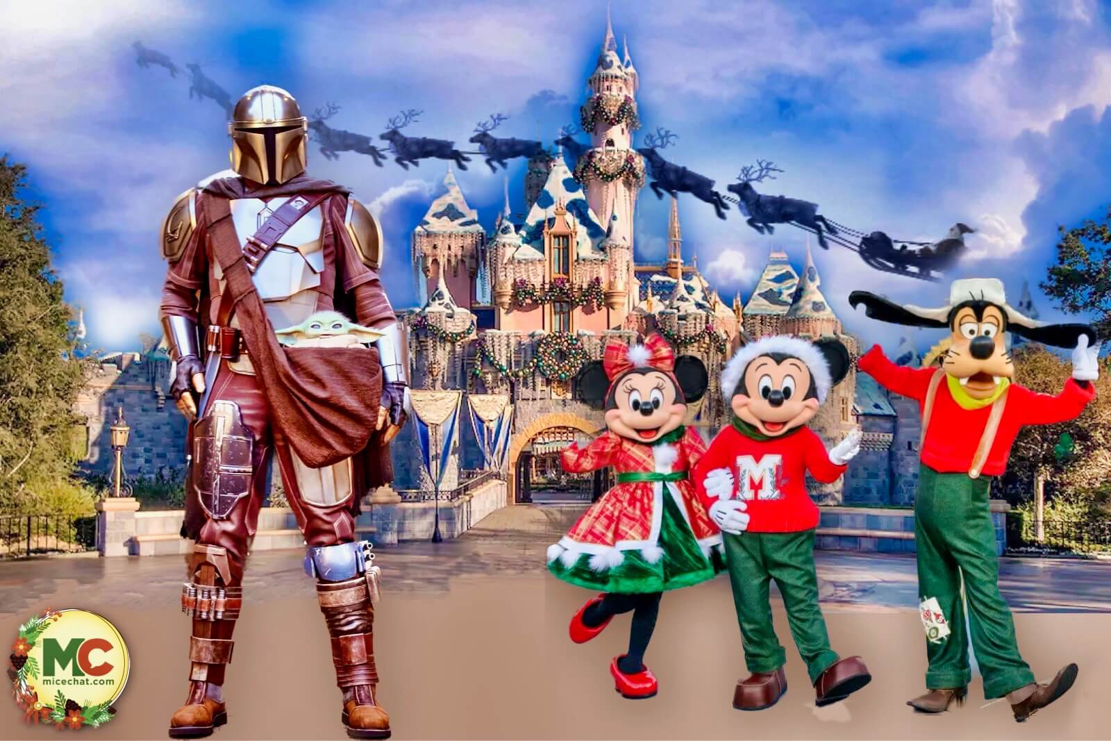 Character Corner: Mando & Grogu Join Mickey and Pals This Holiday Season