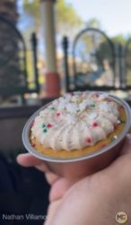 Disneyland DCA festival of holidays 2022 grandma’s recipes layered pumpkin cheesecake MiceChat