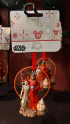 Disneyland Star Wars Life Day Rey and Chewie ornament