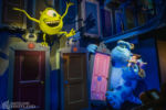 Monsters Inc Mike and Sulley to the Rescue reopen refurbishment on ride show scene Mike Wazowski and Sulley and Boo in door factory DSC_7412-X5