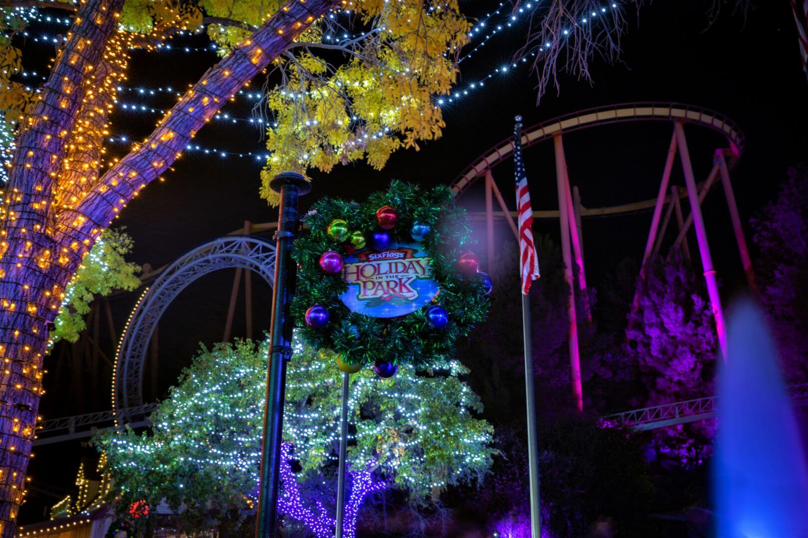 California theme park holiday celebrations - Six Flags Magic Mountain