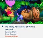 disneyland blues winnie the pooh closed