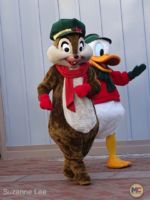 disneyland holiday 2022 new costume character main street chip and dale donald MiceChat