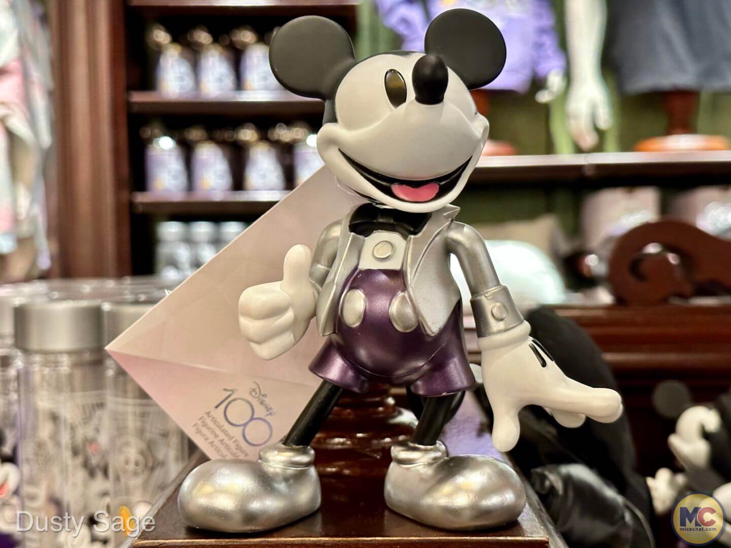 Disney100 Platinum Merchandise Mickey Mouse Figure