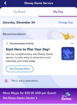 Disneyland Genie Plus Christmas Day