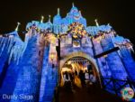 disneyland-beauty night castle front wide-MiceChat