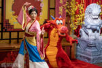 Disney California Adventure Lunar New Year Mulan Mushu characters