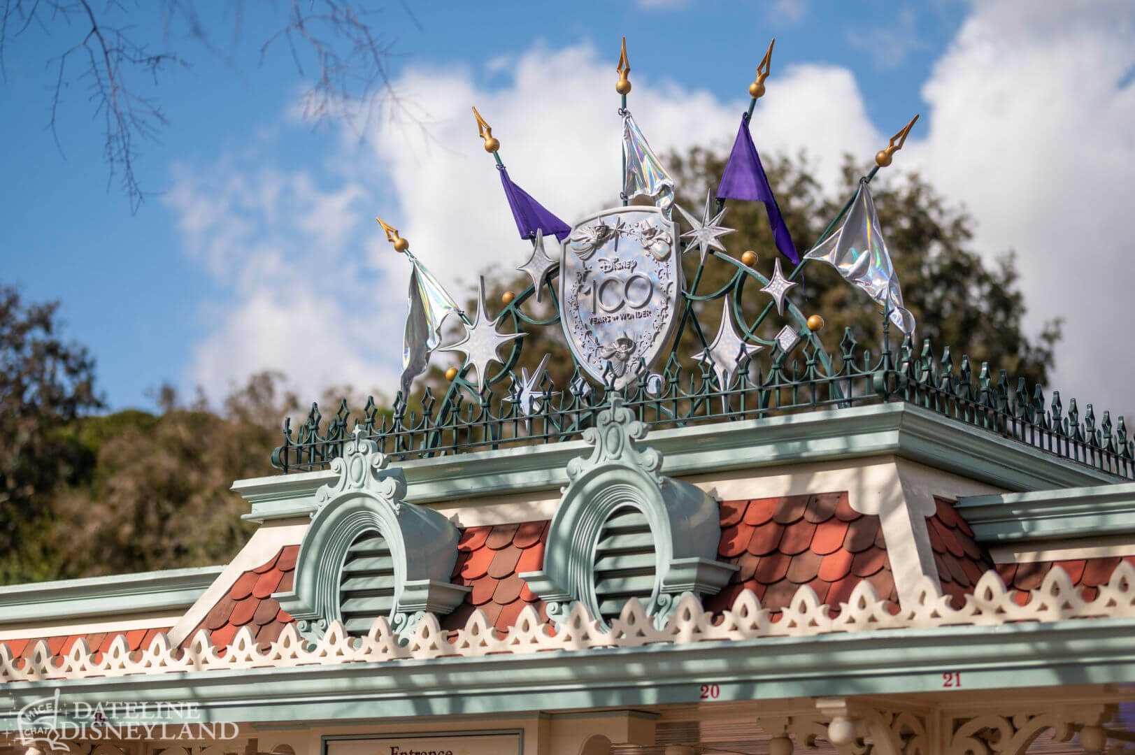 Disney100, UPDATED: Disney100 Celebration Decor Arrives at Disneyland!