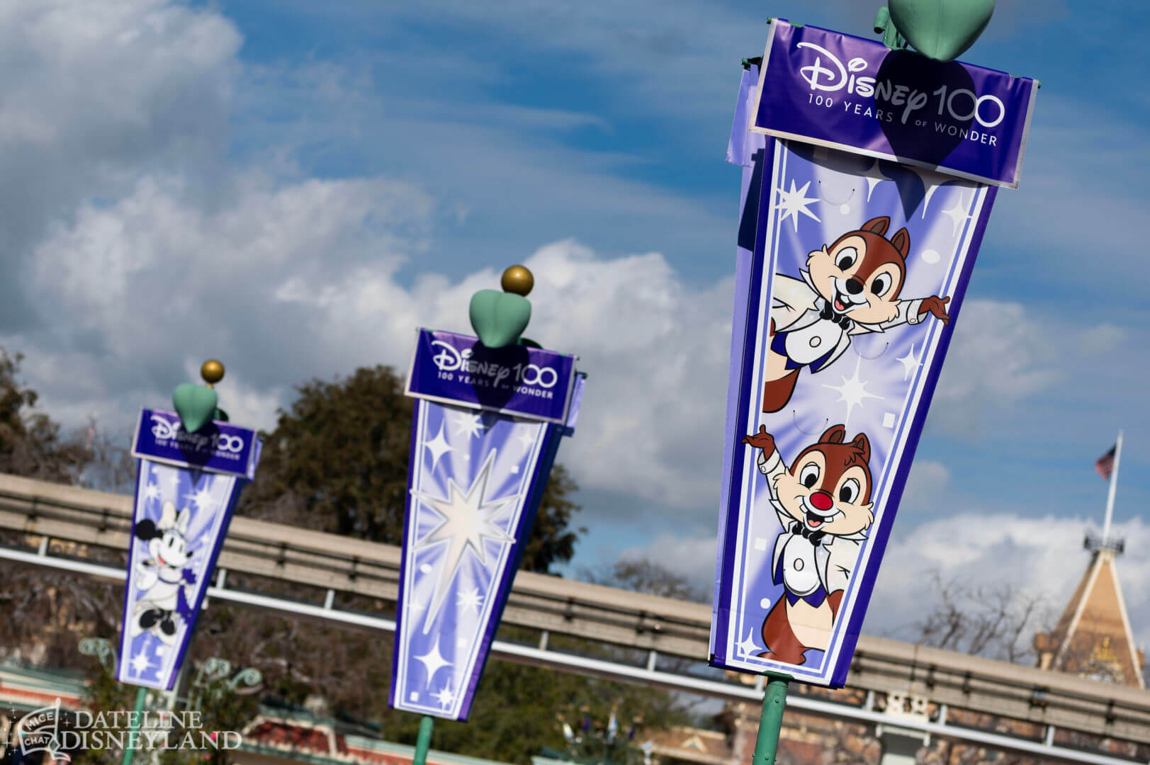 Disney100, UPDATED: Disney100 Celebration Decor Arrives at Disneyland!