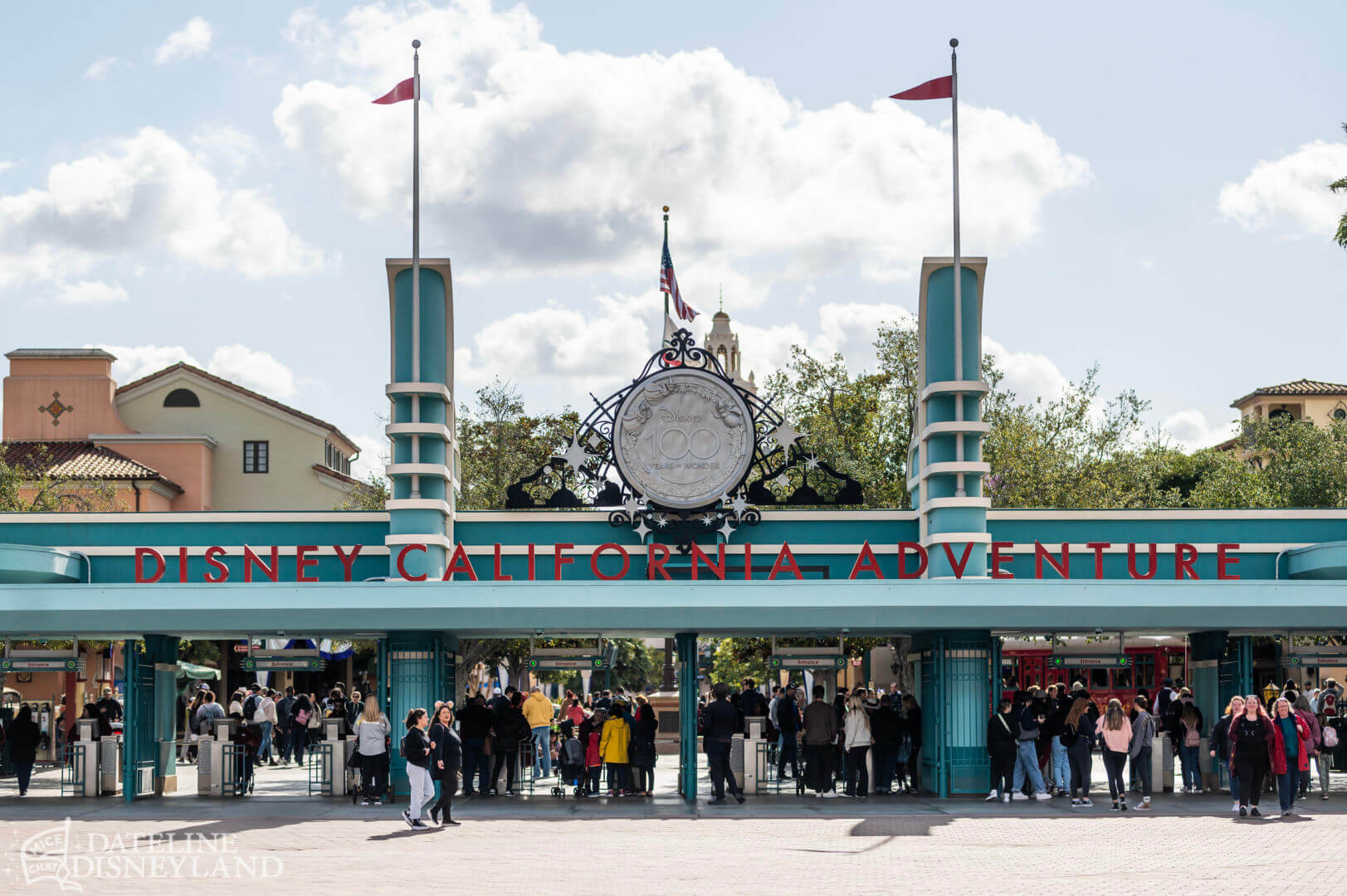 Disney100, UPDATED: Disney100 Celebration Decor Arrives at Disneyland!