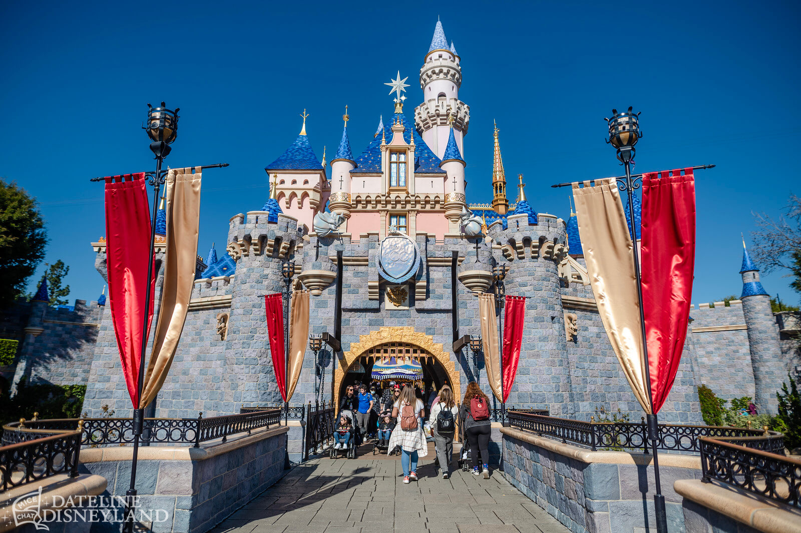 Disney100, UPDATED: Disney100 Celebration Decor Arrives at Disneyland!