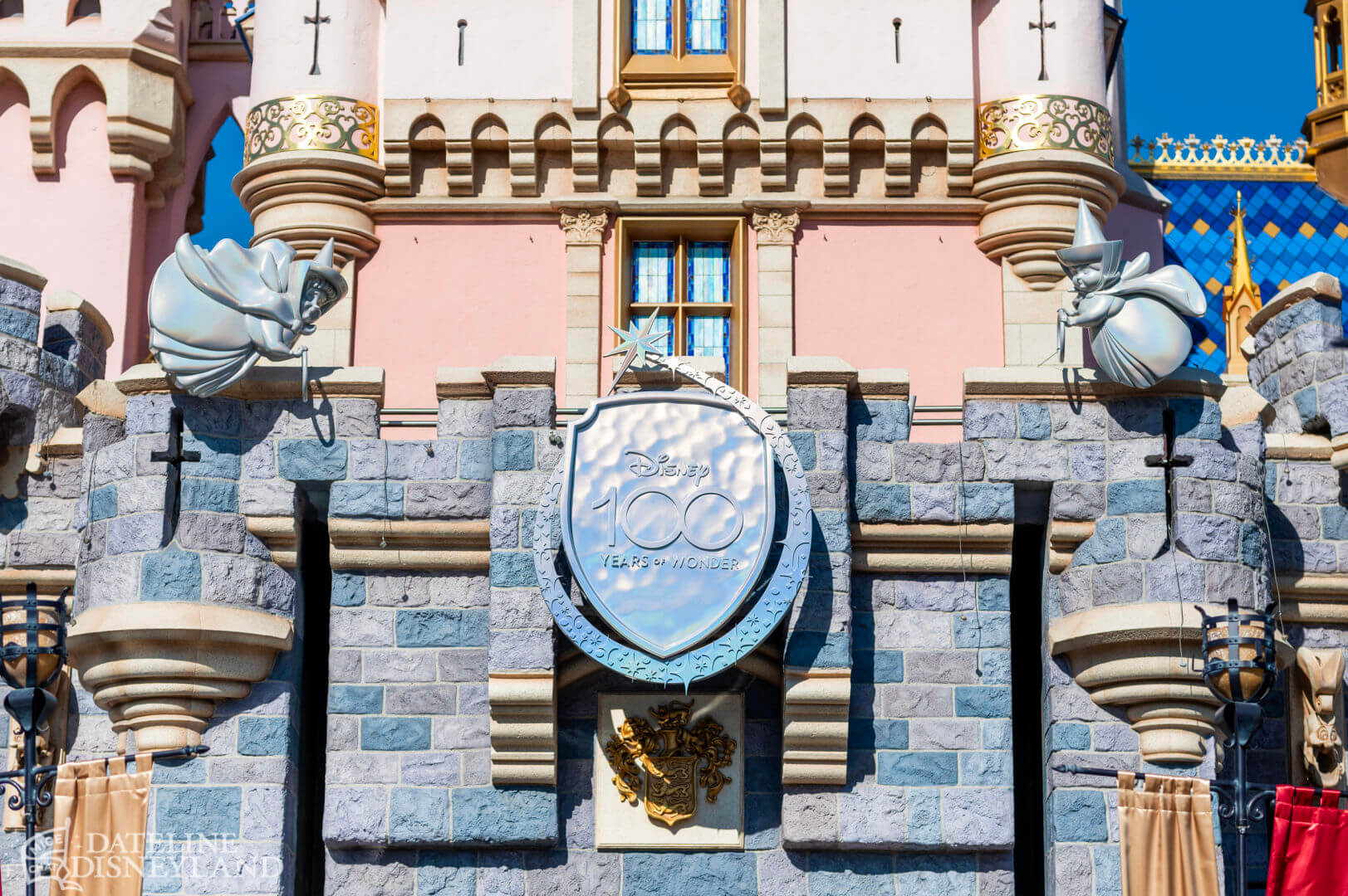 Disney100, UPDATED: Disney100 Celebration Decor Arrives at Disneyland!