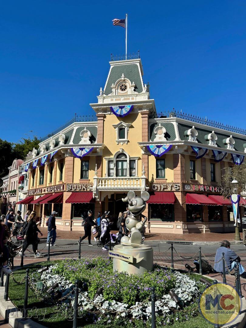 Disney100, UPDATED: Disney100 Celebration Decor Arrives at Disneyland!