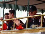 Disneyland_Anaheim_Ducks_Day_Brett Leason and Sam Carrick_