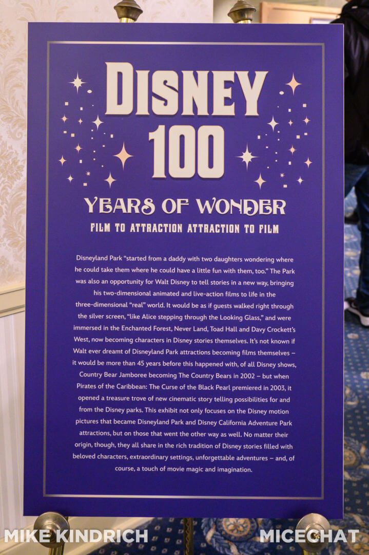 The Disney Gallery Presents: Disney 100 Years of Wonder.