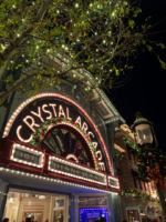 MiceChat – Disneyland Update – Crystal Arcade at night during Christmas