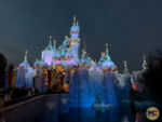 MiceChat – Disneyland Update – Sleeping Beauty Castle nighttime at Christmas