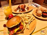 Universal Studios Hollywood Super Nintendo World toadstool cafe Mario Burger fire flower spaghetti and meatballs