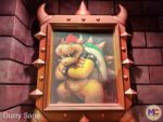 Universal Studios Hollywood-Super Nintento World bowser painting 2-MiceChat