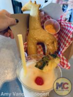 busch gardens tampa giraffe pretzel and hungry tusker
