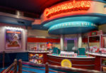 Mickey & Minnie’s Runaway Railway at Disneyland Park  – Interior Queue
