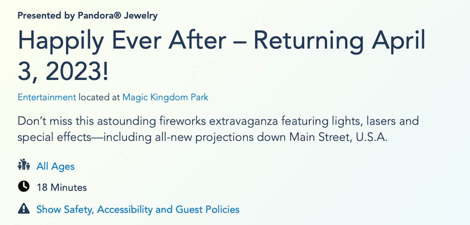 , Walt Disney World Update: A Sweet History and a Green Future